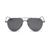 Lunettes de soleil carrées avec monture en métal noir Lunettes de soleil carrées avec monture en métal noir
