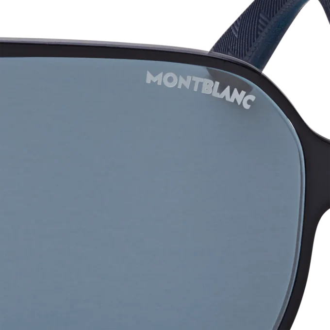Lunettes de soleil carrées avec monture en métal noir Lunettes de soleil carrées avec monture en métal noir