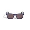 Lunettes de soleil carrées avec monture injectée de couleur bleue