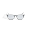 Lunettes de soleil carrées avec monture injectée grise