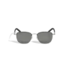 Lunettes de soleil carrées avec monture métallique argentée Lunettes de soleil carrées avec monture métallique argentée