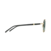Lunettes de soleil carrées avec monture métallique dorée Lunettes de soleil carrées avec monture métallique dorée