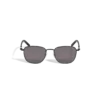 Lunettes de soleil carrées avec monture métallique noire Lunettes de soleil carrées avec monture métallique noire
