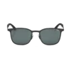 Lunettes de soleil carrées avec monture métallique noire Lunettes de soleil carrées avec monture métallique noire