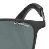 Lunettes de soleil carrées avec monture métallique noire Lunettes de soleil carrées avec monture métallique noire