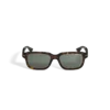 Lunettes de soleil rectangulaires avec monture en acétate couleur Havane Lunettes de soleil rectangulaires avec monture en acétate couleur Havane