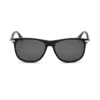 Lunettes de soleil rectangulaires avec monture en acétate noir Lunettes de soleil rectangulaires avec monture en acétate noir