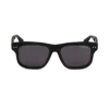 Lunettes de soleil rectangulaires avec monture en acétate noir Lunettes de soleil rectangulaires avec monture en acétate noir