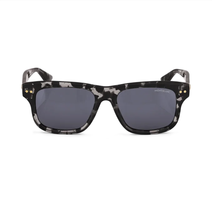 Lunettes de soleil rectangulaires avec monture en acétate noir Lunettes de soleil rectangulaires avec monture en acétate noir