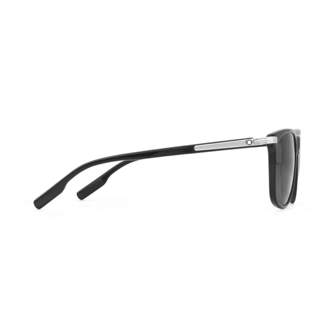 Lunettes de soleil rectangulaires avec monture en acétate noir Lunettes de soleil rectangulaires avec monture en acétate noir