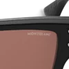 Lunettes de soleil rectangulaires avec monture en acétate noir Lunettes de soleil rectangulaires avec monture en acétate noir