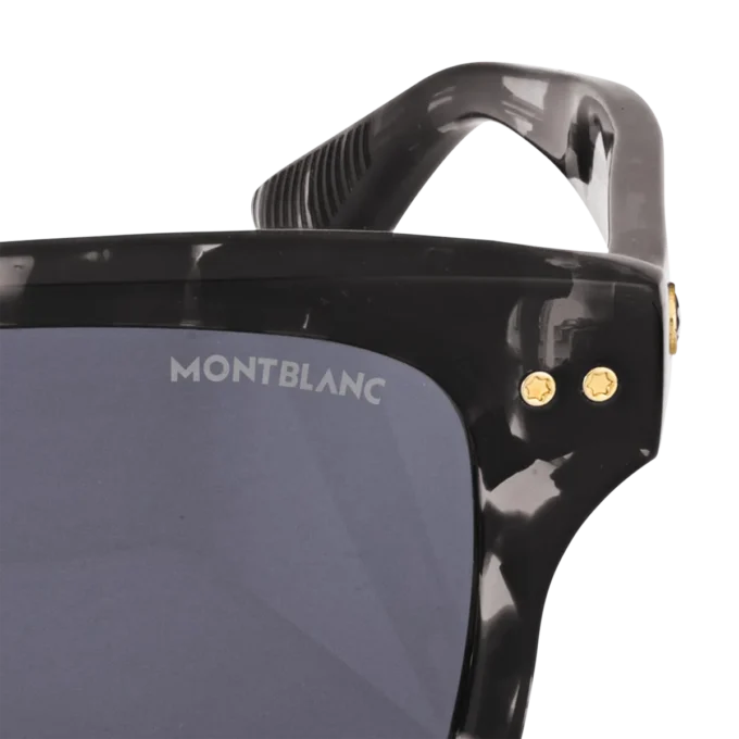 Lunettes de soleil rectangulaires avec monture en acétate noir Lunettes de soleil rectangulaires avec monture en acétate noir