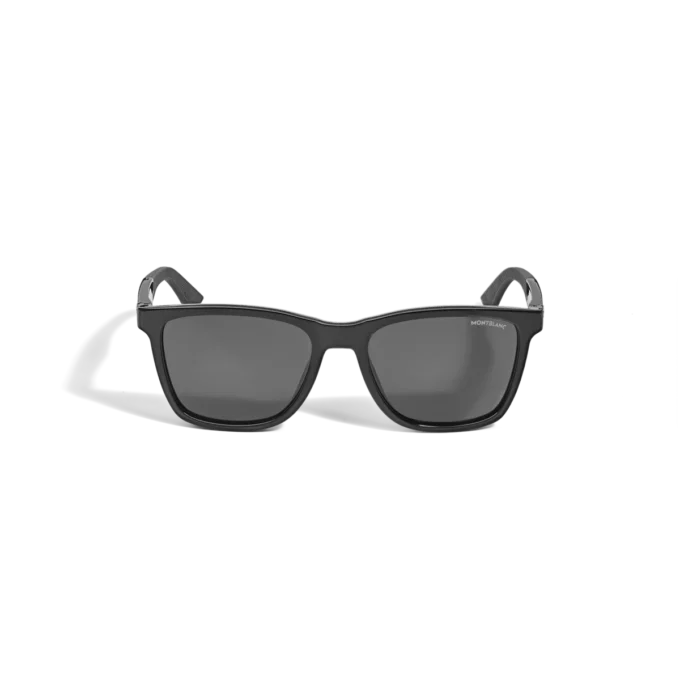 Lunettes de soleil rectangulaires avec monture injectée de couleur noire Lunettes de soleil rectangulaires avec monture injectée de couleur noire
