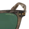Lunettes de soleil rondes avec monture en acétate de couleur marron Lunettes de soleil rondes avec monture en acétate de couleur marron