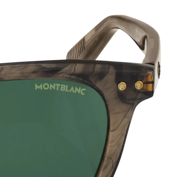 Lunettes de soleil rondes avec monture en acétate de couleur marron Lunettes de soleil rondes avec monture en acétate de couleur marron