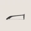 Lunettes de soleil rondes avec monture en acétate injecté noir Lunettes de soleil rondes avec monture en acétate injecté noir