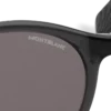Lunettes de soleil rondes avec monture en acétate injecté noir Lunettes de soleil rondes avec monture en acétate injecté noir