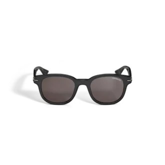 Lunettes de soleil rondes avec monture en acétate noir