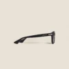 Lunettes de soleil rondes avec monture en acétate noir Lunettes de soleil rondes avec monture en acétate noir