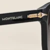 Lunettes de soleil rondes avec monture en acétate noir Lunettes de soleil rondes avec monture en acétate noir