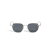 Lunettes de soleil rondes avec monture en métal doré Lunettes de soleil rondes avec monture en métal doré