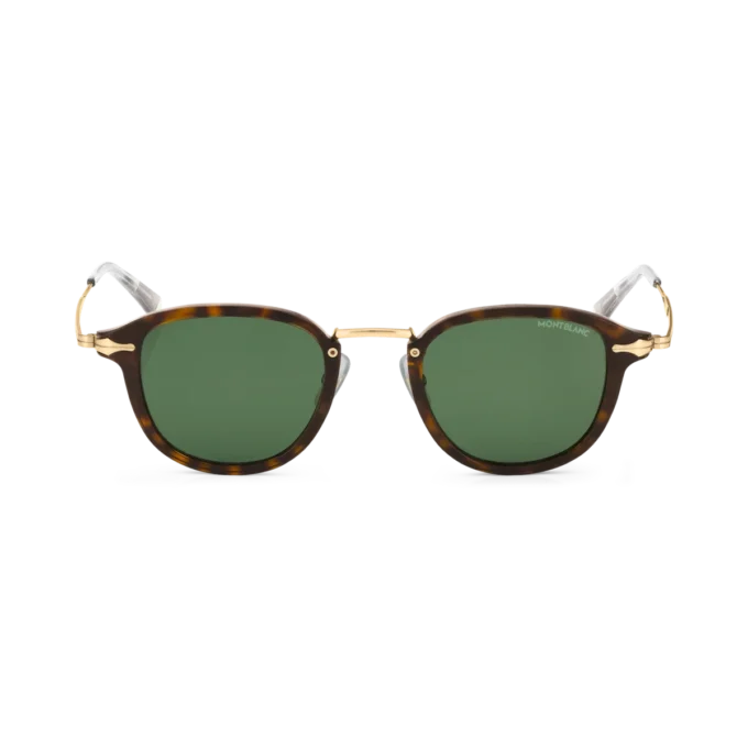 Lunettes de soleil rondes avec monture injectée couleur Havane Lunettes de soleil rondes avec monture injectée couleur Havane