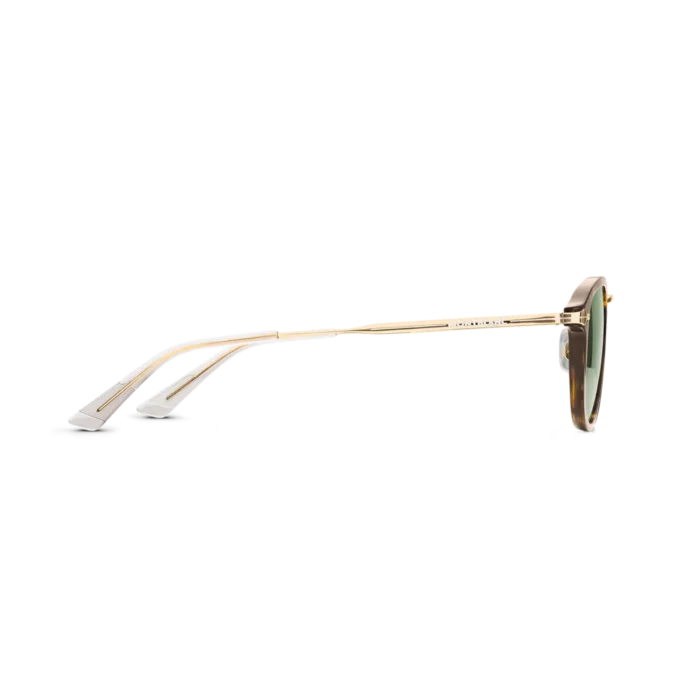 Lunettes de soleil rondes avec monture injectée couleur Havane Lunettes de soleil rondes avec monture injectée couleur Havane