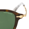 Lunettes de soleil rondes avec monture injectée couleur Havane Lunettes de soleil rondes avec monture injectée couleur Havane