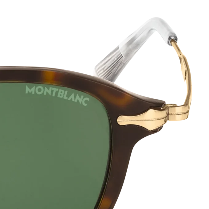 Lunettes de soleil rondes avec monture injectée couleur Havane Lunettes de soleil rondes avec monture injectée couleur Havane