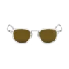 Lunettes de soleil rondes avec monture injectée de couleur grise Lunettes de soleil rondes avec monture injectée de couleur grise