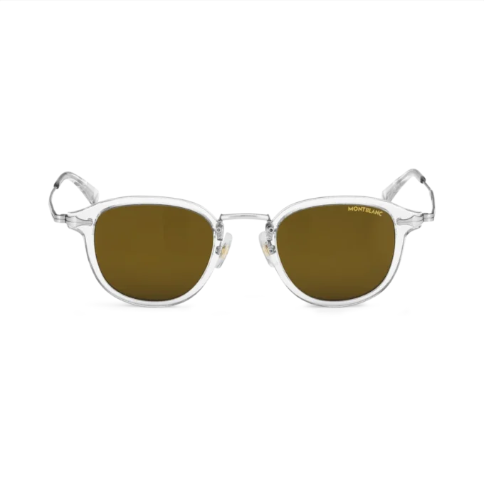 Lunettes de soleil rondes avec monture injectée de couleur grise Lunettes de soleil rondes avec monture injectée de couleur grise