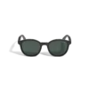 Lunettes de soleil rondes avec monture injectée de couleur noire Lunettes de soleil rondes avec monture injectée de couleur noire