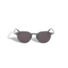 Lunettes de soleil rondes avec monture injectée grise Lunettes de soleil rondes avec monture injectée grise
