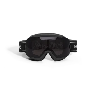 Masque de ski rectangulaire avec monture injectée noire