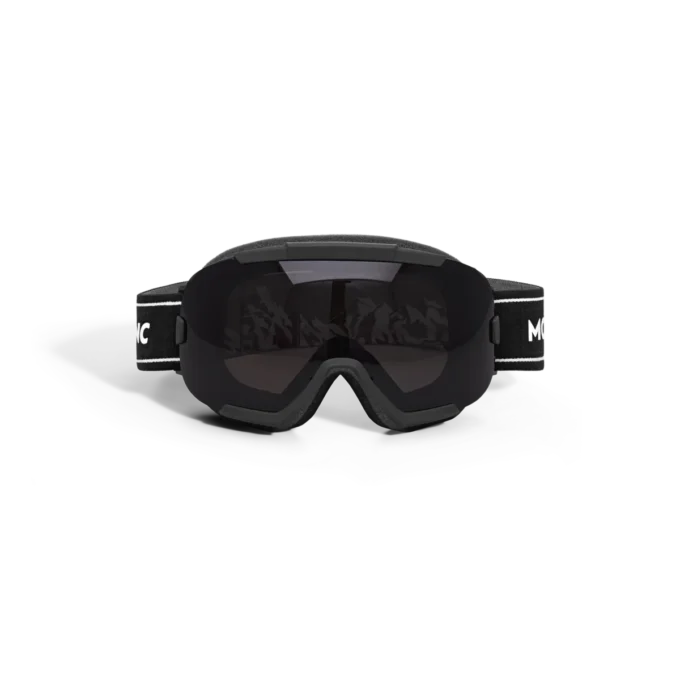 Masque de ski rectangulaire avec monture injectée noire Masque de ski rectangulaire avec monture injectée noire