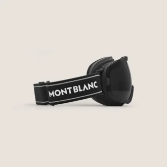 Masque de ski rectangulaire avec monture injectée noire