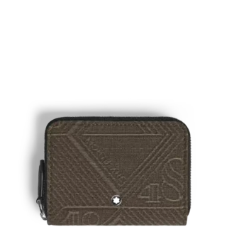 Mini portefeuille 4810 en jacquard 2cc avec fermeture à glissière