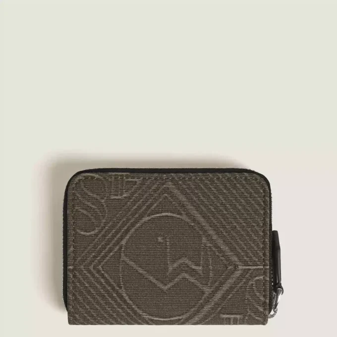 Mini portefeuille 4810 en jacquard 2cc avec fermeture à glissière Mini portefeuille 4810 en jacquard 2cc avec fermeture à glissière
