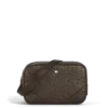 Mini sac à bandoulière imprimé autruche