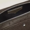 Mini sac à bandoulière imprimé autruche