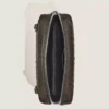 Mini sac à bandoulière imprimé autruche
