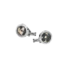 Montblanc 1858 Geosphere Boutons de manchette Noir Montblanc 1858 Geosphere Boutons de manchette Noir