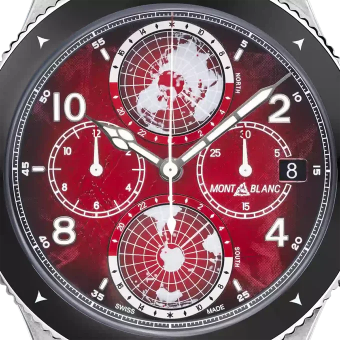 Montblanc 1858 Geosphere Chronograph 0 Oxygen Limited Edition – 290 pièces Montblanc 1858 Geosphere Chronograph 0 Oxygen Limited Edition – 290 pièces