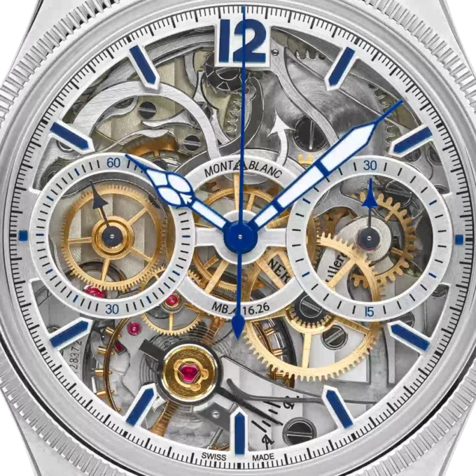 Montblanc 1858 The Unveiled Secret Minerva Monopusher Chronograph Limited Edition – 58 pièces