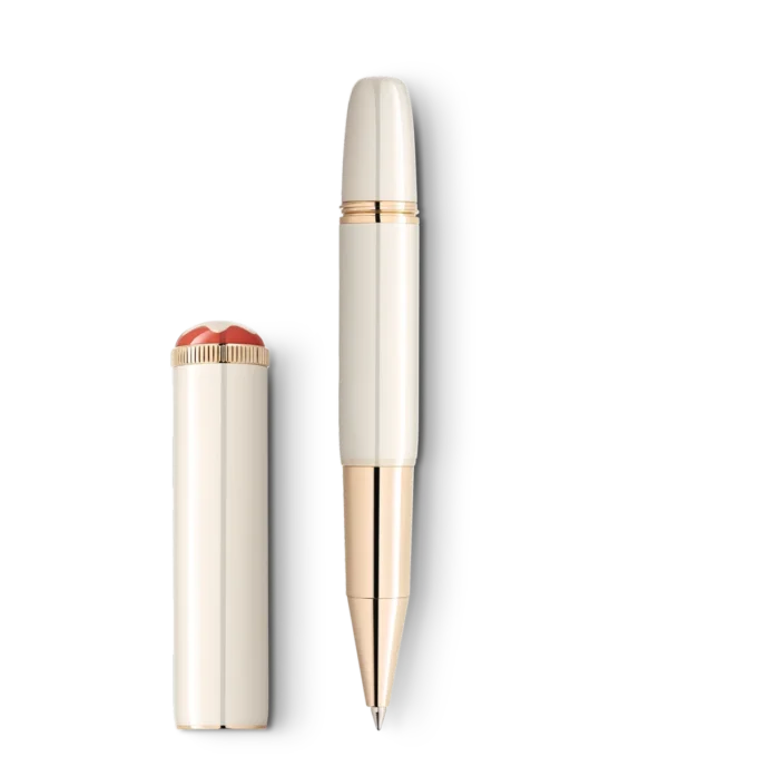 Montblanc Heritage Rouge et Noir « Baby » Édition spéciale Rollerball couleur ivoire Montblanc Heritage Rouge et Noir « Baby » Édition spéciale Rollerball couleur ivoire