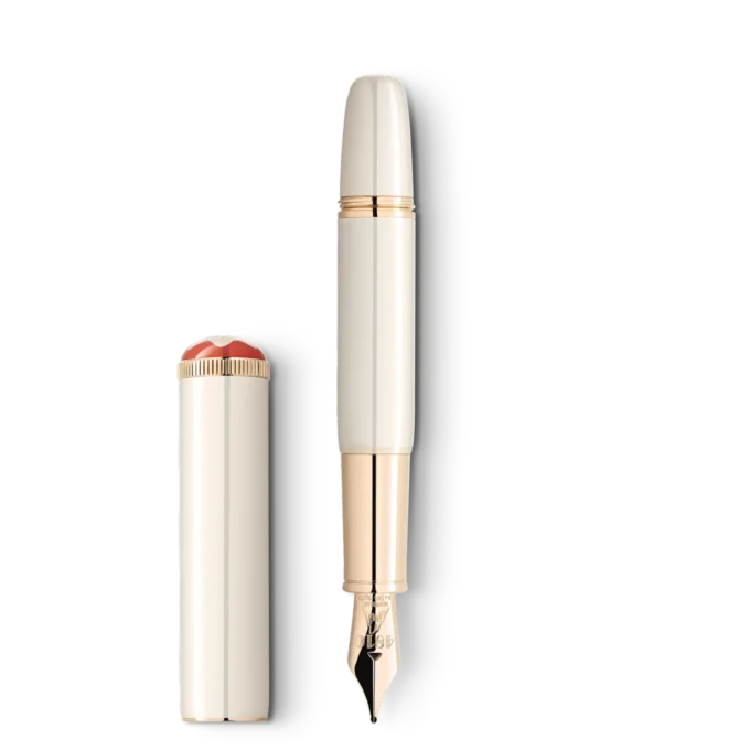 Montblanc Heritage Rouge et Noir « Baby » Édition spéciale Stylo plume couleur ivoire F Montblanc Heritage Rouge et Noir « Baby » Édition spéciale Stylo plume couleur ivoire F