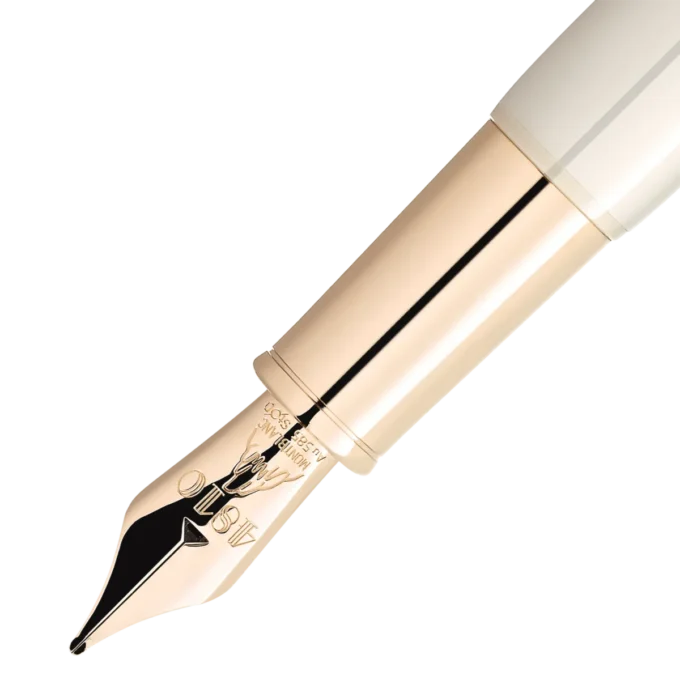Montblanc Heritage Rouge et Noir « Baby » Édition spéciale Stylo plume couleur ivoire F Montblanc Heritage Rouge et Noir « Baby » Édition spéciale Stylo plume couleur ivoire F