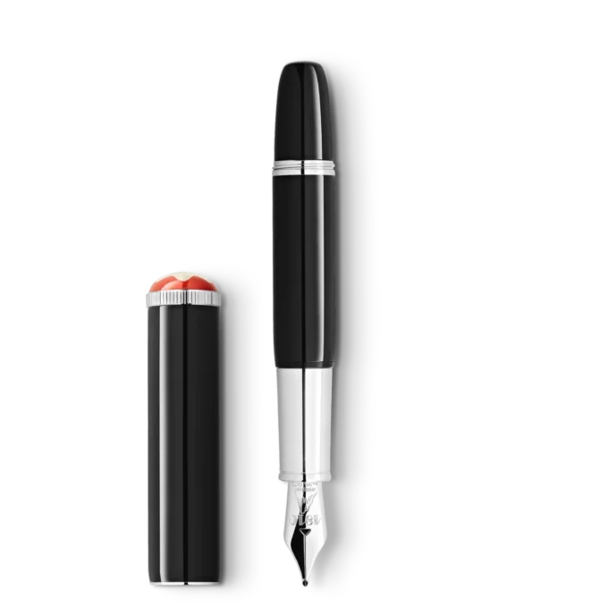 Stylo plume noir Montblanc Heritage Rouge et Noir « Baby » Édition spéciale F