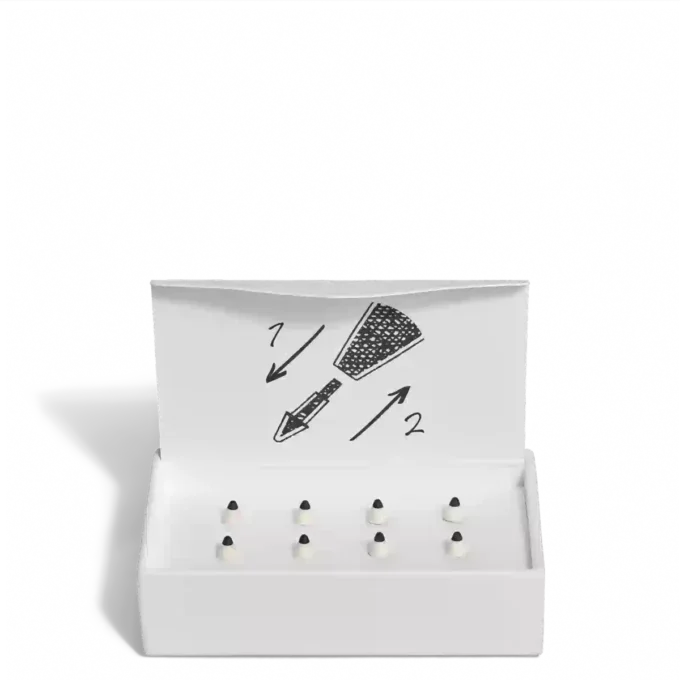 Pointes de rechange Smooth pour stylo numérique Montblanc couleur ivoire