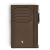 Porte-cartes grainé 8cc avec fermeture éclair